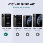 NORTHJO 1 Set For iPhone 12 Pro Max Anti-scratch Glitter Camera Lens Protector Tempered Glass+Metal Individual Ring Cover Film