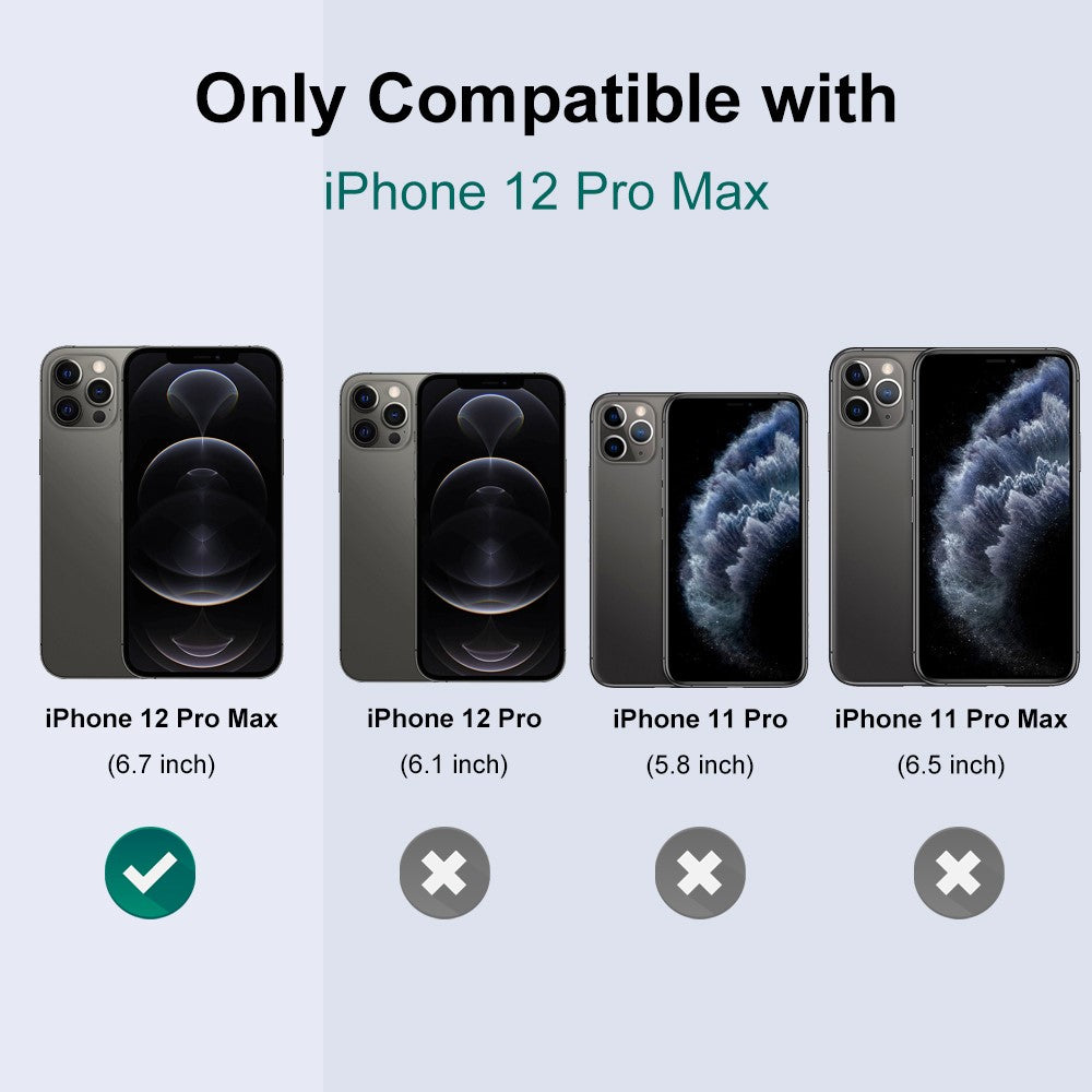 NORTHJO 1 Set For iPhone 12 Pro Max Anti-scratch Glitter Camera Lens Protector Tempered Glass+Metal Individual Ring Cover Film