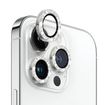 NORTHJO 1 Set For iPhone 12 Pro Max Anti-scratch Glitter Camera Lens Protector Tempered Glass+Metal Individual Ring Cover Film
