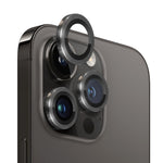NORTHJO For iPhone 12 Pro Max 1 Set Anti-scratch Camera Lens Protector CD Vein Metal Ring Tempered Glass Lens Film