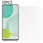 50Pcs For Huawei Enjoy 60 Pro HD Clear Scratch-Resistant Tempered Glass Film Screen Protector (No Package, with Wipes Set, Dust-absorber, Guide Sticker)