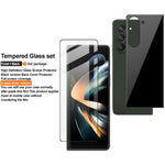 IMAK til Samsung Galaxy Z Fold5 5G Hærdet Glas Skærmbeskytter Sæt til Forside og Bagside HD Klar Fuldlim Film (Nedskaleret Version)