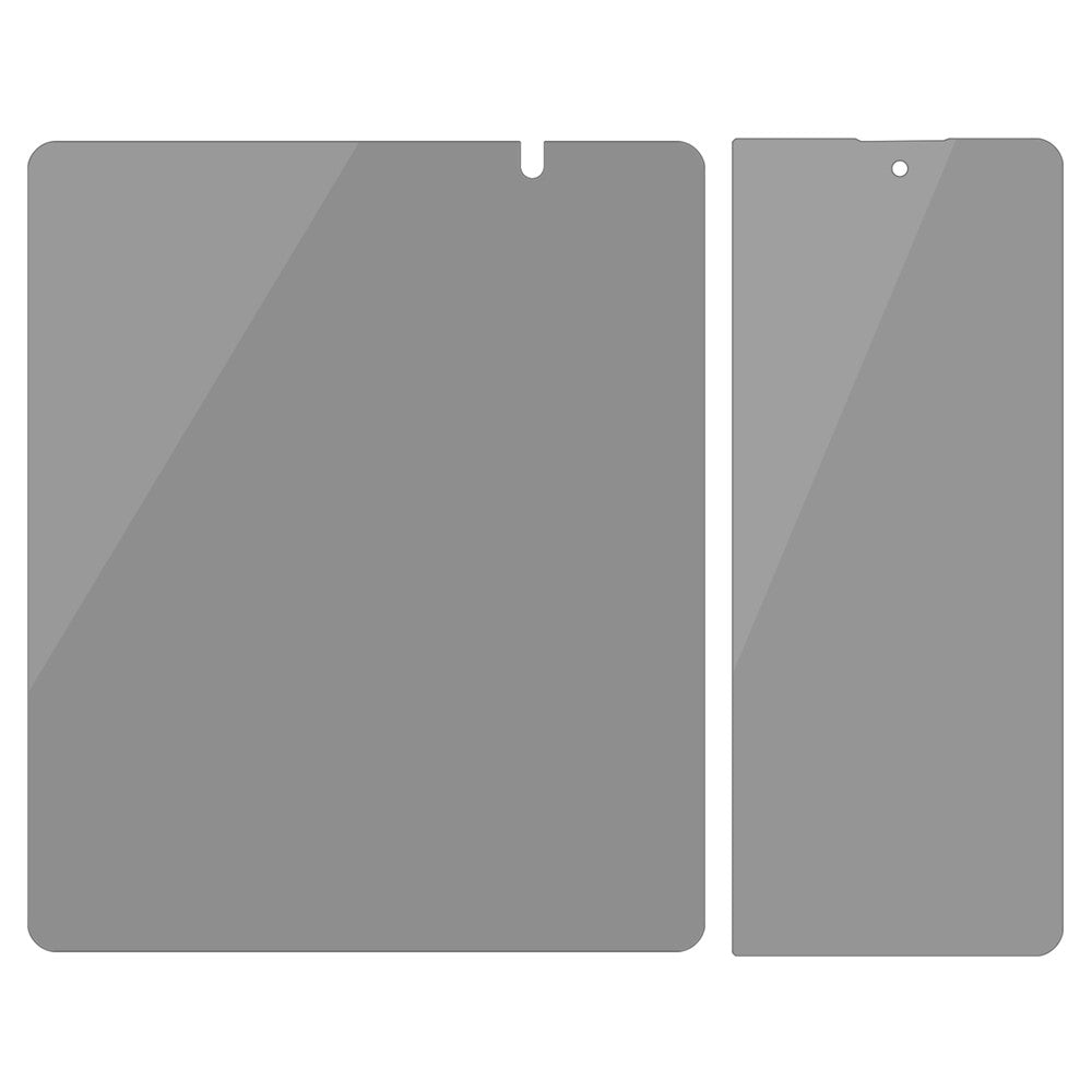 Til Samsung Galaxy Z Fold4 5G Mat Privatlivsfilm Brudsikker Skærmbeskyttelse For og Bag af PET