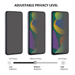 Til Samsung Galaxy Z Fold4 5G Mat Privatlivsfilm Brudsikker Skærmbeskyttelse For og Bag af PET