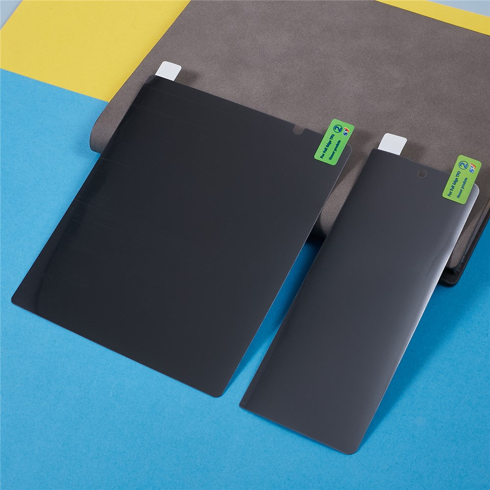 Til Samsung Galaxy Z Fold4 5G Mat Privatlivsfilm Brudsikker Skærmbeskyttelse For og Bag af PET