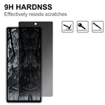 For Google Pixel 7a Anti-spy Tempered Glass Screen Protector 2.5D Arc Edge Anti-explosion Film