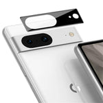 IMAK Phone Rear Lens Film for Google Pixel 8, HD Clear Tempered Glass Camera Lens Protector (Black Version)