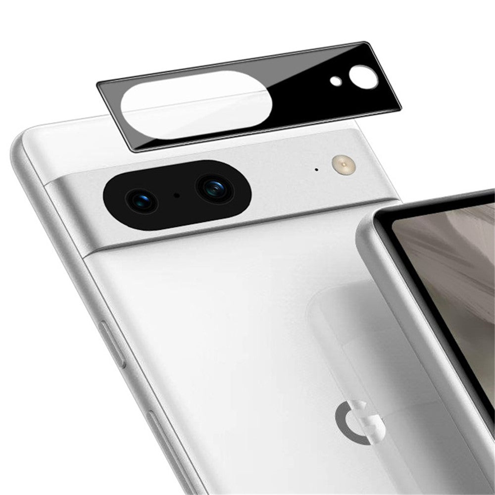 IMAK Phone Rear Lens Film for Google Pixel 8, HD Clear Tempered Glass Camera Lens Protector (Black Version)
