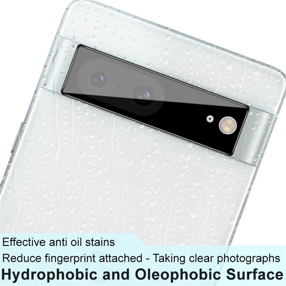 IMAK Phone Rear Lens Film for Google Pixel 8, HD Clear Tempered Glass Camera Lens Protector (Black Version)