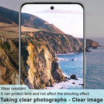 IMAK Phone Rear Lens Film for Google Pixel 8, HD Clear Tempered Glass Camera Lens Protector (Black Version)