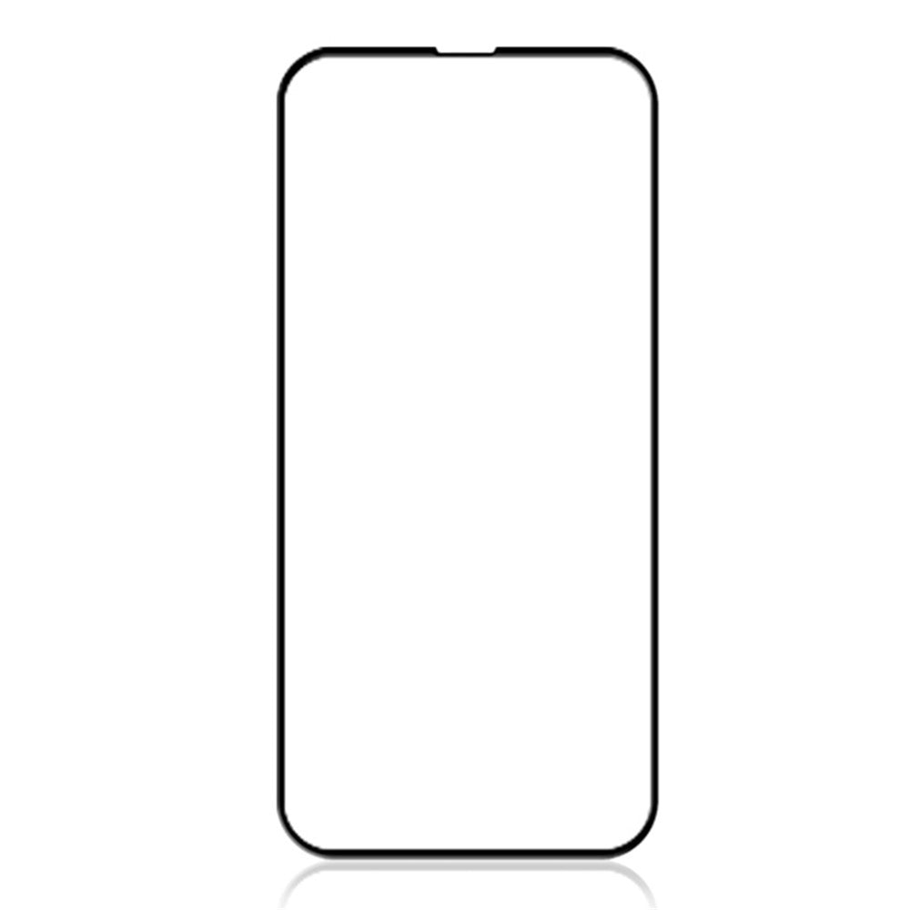 AMORUS 2Pcs For iPhone 15 Pro Max Silk Printing Tempered Glass Film Full Screen Coverage Protector (Full Glue)