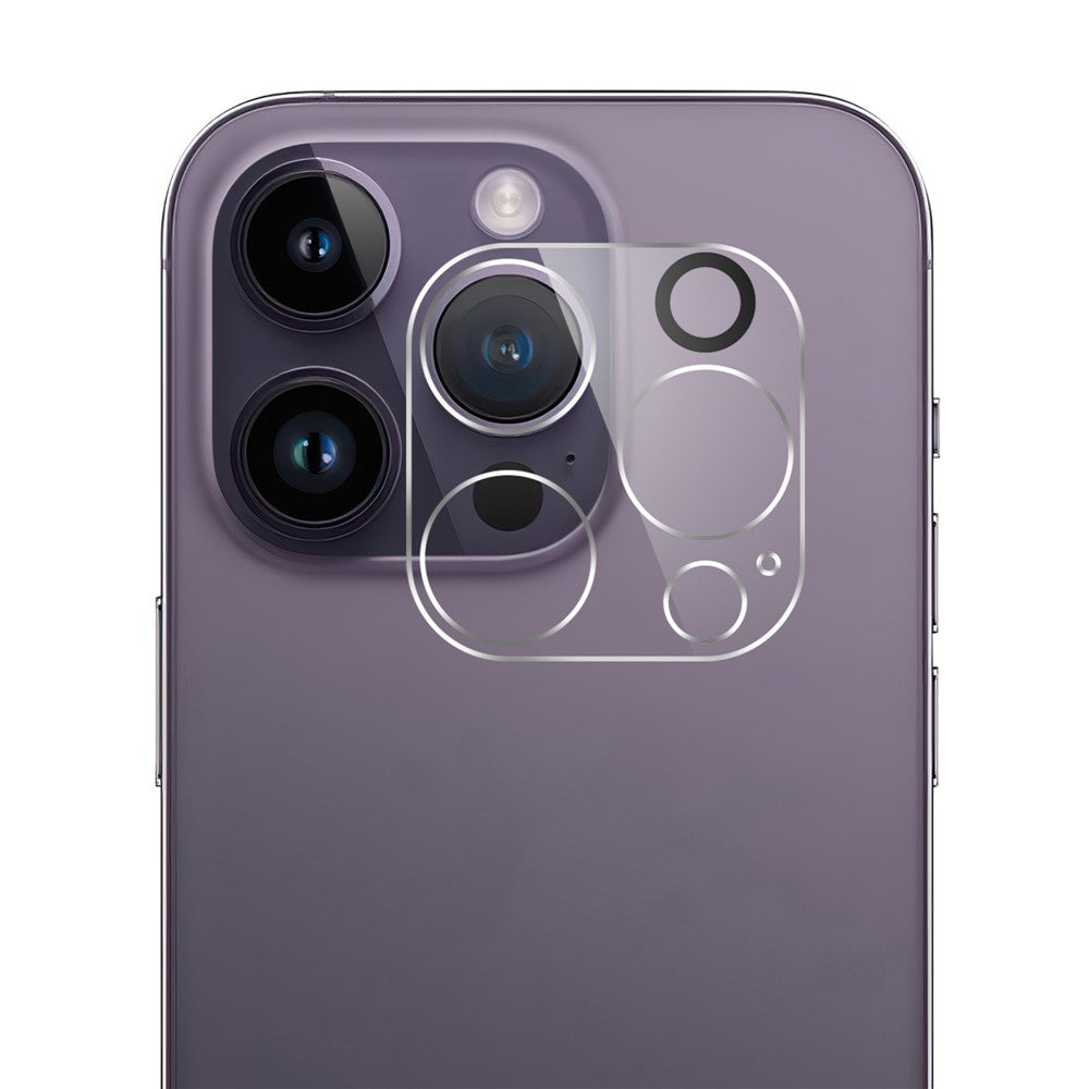 HD Clear Camera Lens Protector for iPhone 15 Pro / 15 Pro Max, Anti-explosion Tempered Glass Phone Rear Lens Film