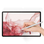 Til Samsung Galaxy Tab S10+ / S9+ / S8+ / S7 FE Paperfeel PET-skærmbeskytter Anti-blænding Skriver som på papir Klar film