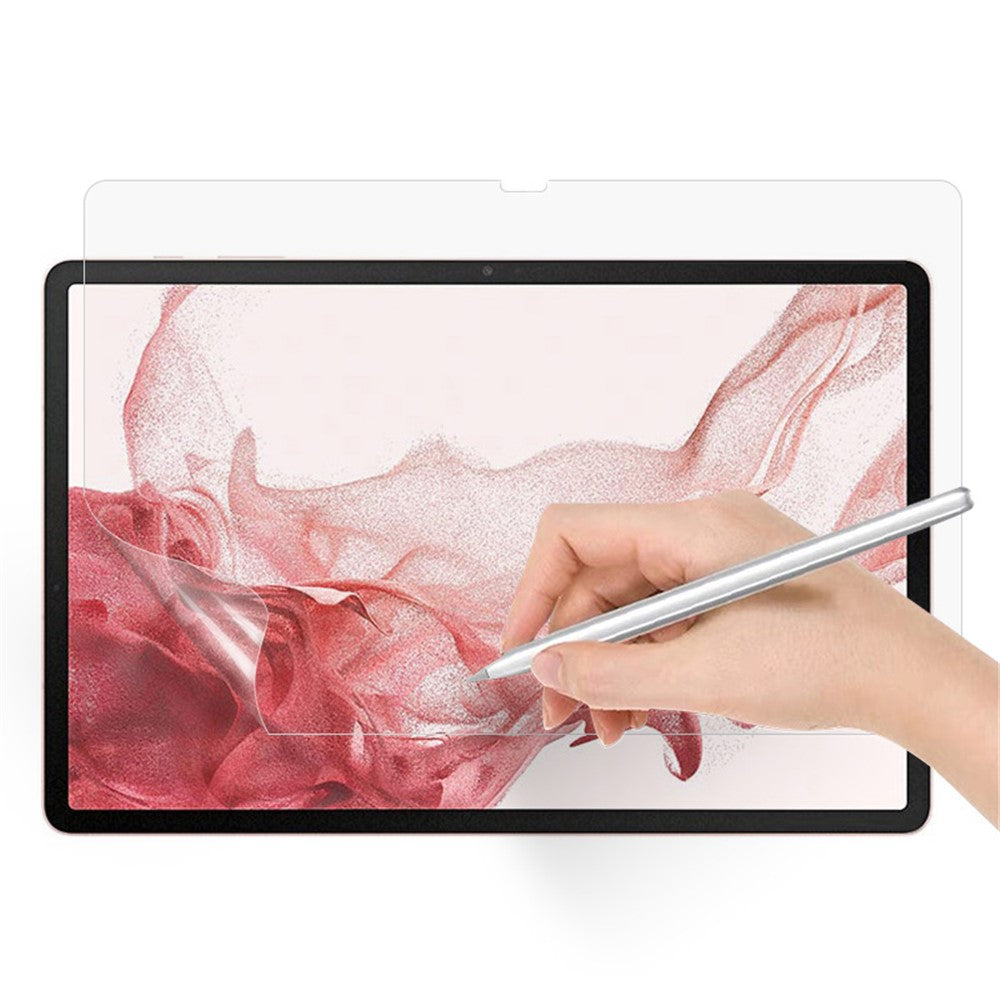 Til Samsung Galaxy Tab S10+ / S9+ / S8+ / S7 FE Paperfeel PET-skærmbeskytter Anti-blænding Skriver som på papir Klar film