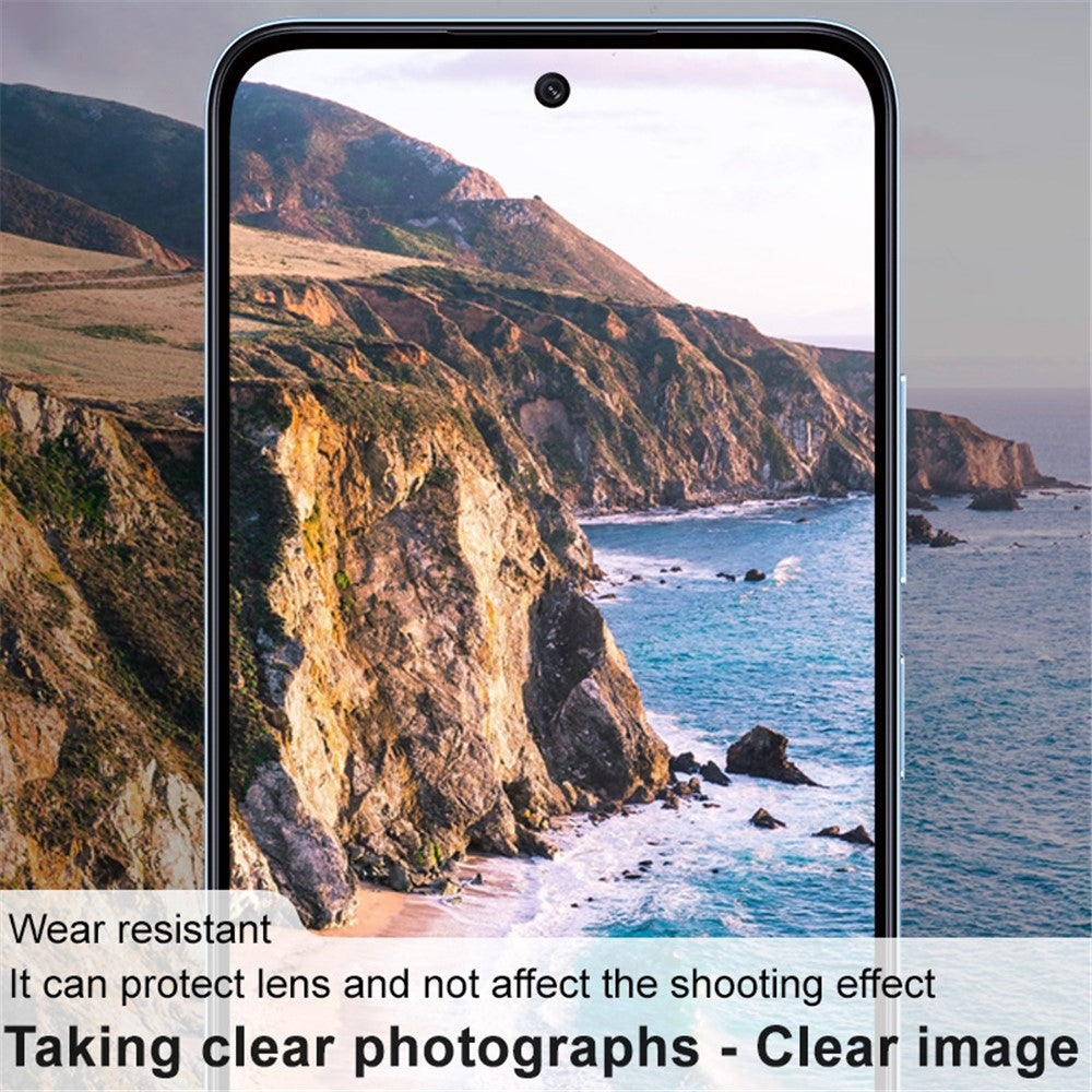 IMAK Linsskydd för Xiaomi Redmi 12 4G Reptålig integrerad härdad glaslinsfilm + Akryllinsskydd