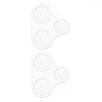 2 stk. kameralinsebeskyttelse til Xiaomi Redmi 12 4G / 12 5G (Global) / 12R 4G / Poco M6 Pro 5G, 3D-buede kanter, hærdet glasfilm til linser