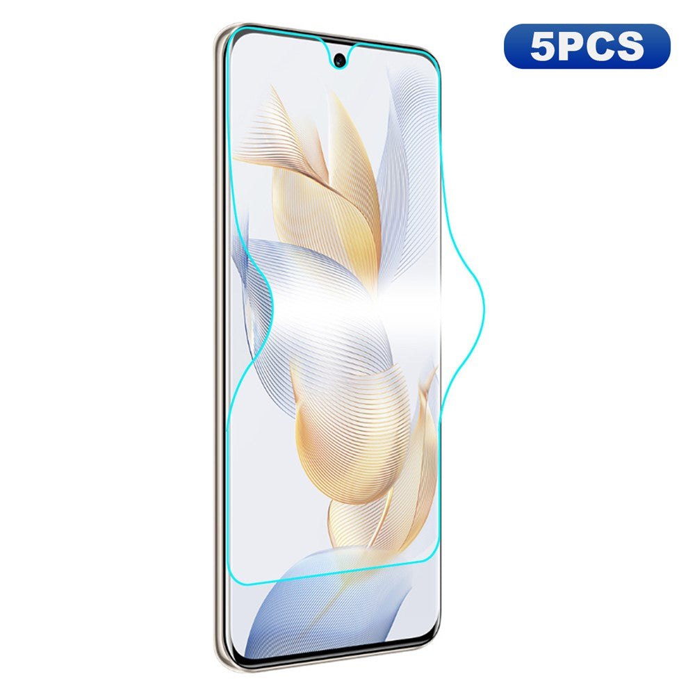ENKAY HAT PRINCE 5 ST För Huawei P60 Pro / P60 / Honor 90 Anti-fingeravtryck TPE+PET+TPU Helskärmsfilm Hydrogelskydd