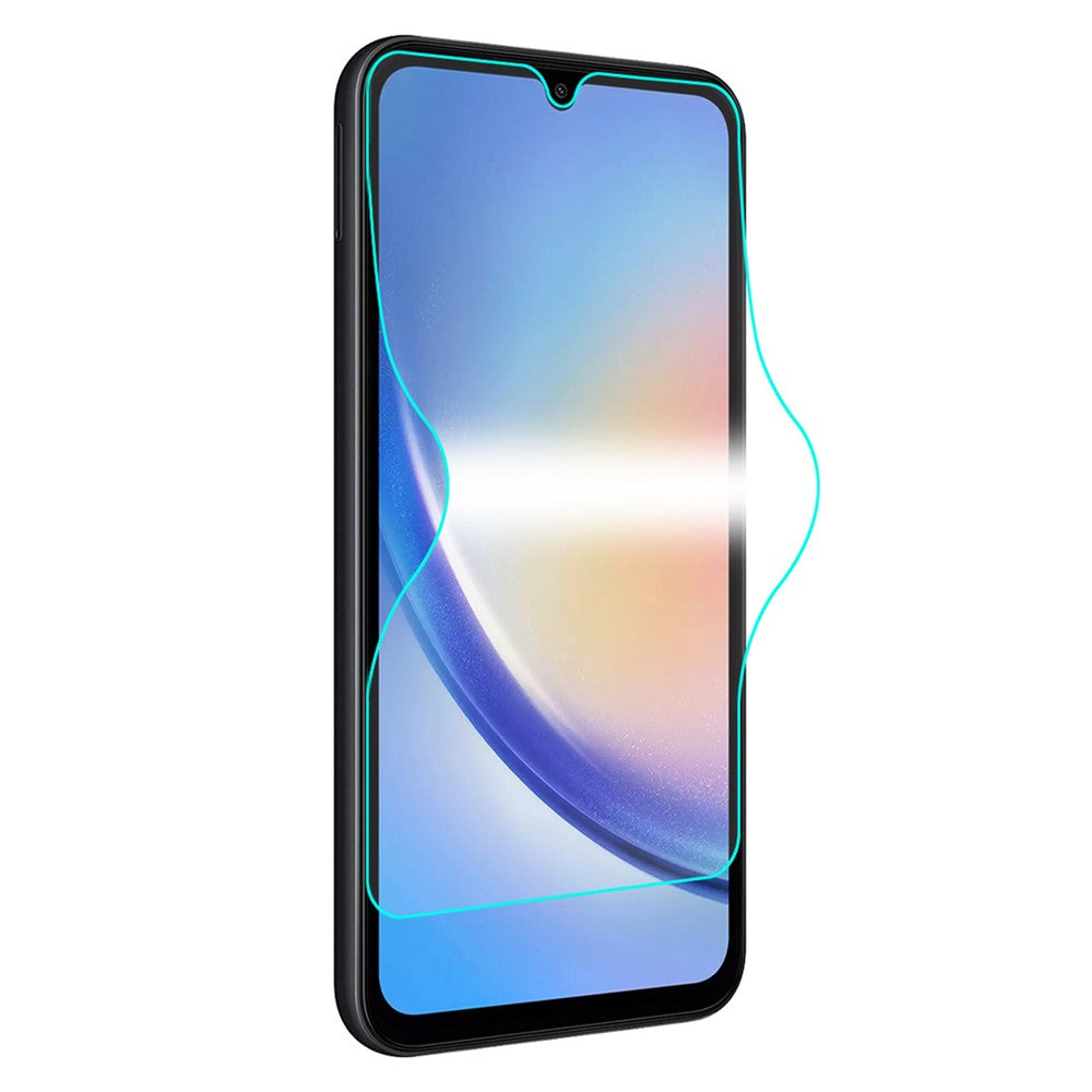 ENKAY HAT PRINCE För Samsung Galaxy A34 5G / M34 5G / F34 5G Genomskinligt Helskärmsskal Helklistrat TPE+PET+TPU Hydrogelskydd