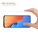 ENKAY HAT PRINCE 2 ST För Xiaomi Redmi 12 4G Skärmskydd 0,26 mm 2,5D Arc Edge 9H Hög Aluminium-Silicon Glas Skärmfilm
