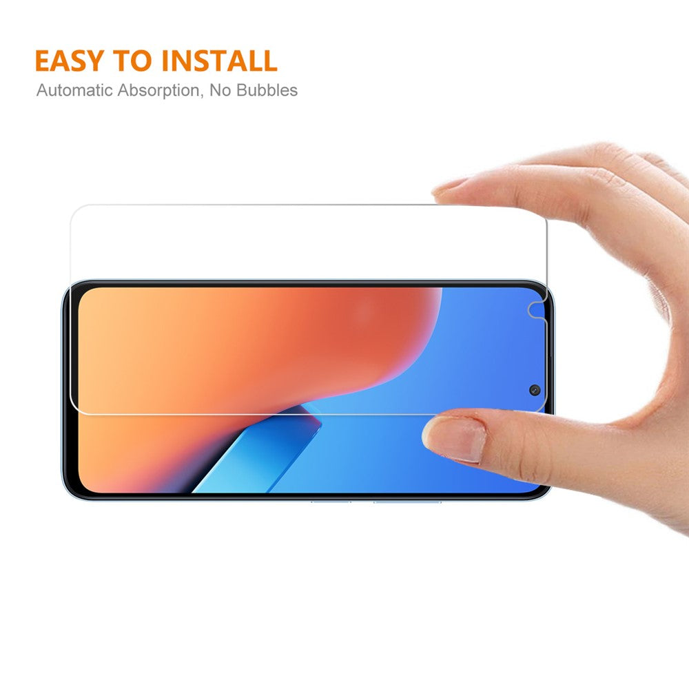 ENKAY HAT PRINCE 2 ST För Xiaomi Redmi 12 4G Skärmskydd 0,26 mm 2,5D Arc Edge 9H Hög Aluminium-Silicon Glas Skärmfilm