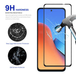 ENKAY HAT PRINCE 5 ST för Xiaomi Redmi 12 4G Silk Printing Phone Screen Film 9H 2.5D 0.26mm Hög Aluminium-Silicon Glasskydd