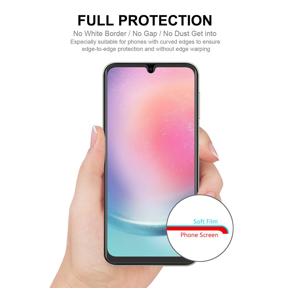 ENKAY HAT PRINCE 5 ST För Samsung Galaxy A24 4G (162,1 x 77,6 x 8,3 mm) / M04 4G / A04e 4G / F04 4G / M54 5G / F54 5G TPE+PET+TPU Hydrogelskydd