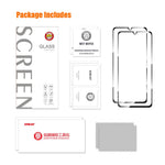 ENKAY HAT PRINCE 2-pack genomskinligt skärmskydd för Huawei Nova Y71 4G / Enjoy 60, silkestryck 9H hög aluminium-kiselglas 0,26 mm 2,5D-film
