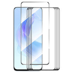 ENKAY HAT PRINCE 5Pcs 9H Screen Protector for Honor Play7T Pro 5G / X50i 5G / 90 Lite 5G / X40i 5G, 2.5D 0.26mm High Aluminum-silicon Glass Silk Printing Film