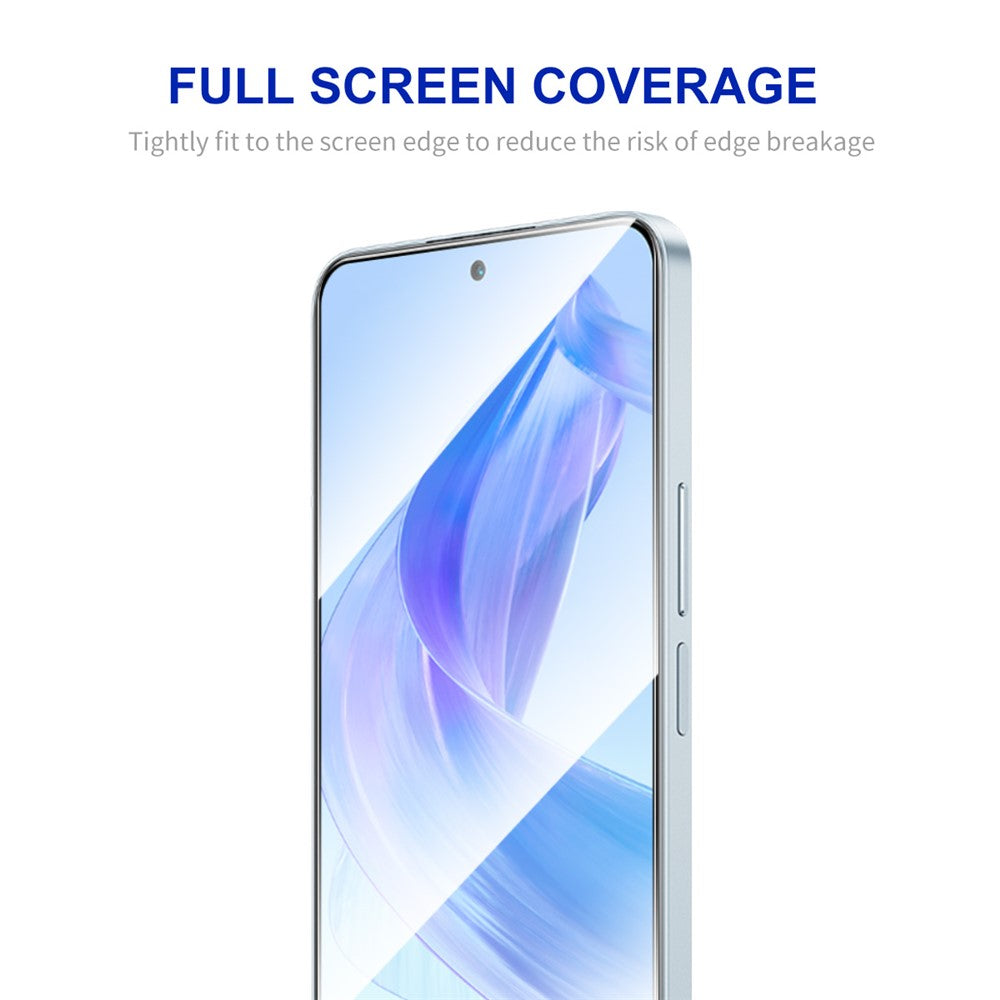 ENKAY HAT PRINCE 5Pcs 9H Screen Protector for Honor Play7T Pro 5G / X50i 5G / 90 Lite 5G / X40i 5G, 2.5D 0.26mm High Aluminum-silicon Glass Silk Printing Film