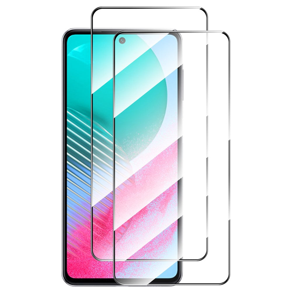 ENKAY HAT PRINCE 2 st. silkestryck 9H 2.5D-film för Samsung Galaxy M54 5G / F54 5G 0,26 mm högt aluminium-kiselglas skärmskydd