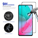 ENKAY HAT PRINCE 2 st. silkestryck 9H 2.5D-film för Samsung Galaxy M54 5G / F54 5G 0,26 mm högt aluminium-kiselglas skärmskydd
