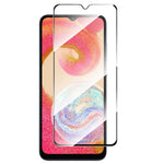 ENKAY HAT PRINCE 9H skærmbeskyttelse i 2.5D silketrykt aluminium-siliciumglas til Samsung Galaxy A04e 4G / F04 4G / M04 4G