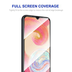 ENKAY HAT PRINCE För Samsung Galaxy A04e 4G / F04 4G / M04 4G 9H Skärmskydd Silkestryck 2.5D Hög Aluminium-Kisel Glasfilm