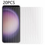 20PCS Anti-Explosion Screen Film for Samsung Galaxy S23 FE , Ultra Clear Tempered Glass Screen Protector