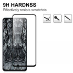 For Oppo A98 5G Black Edge Phone Screen Protector AGC Glass HD Clear Screen Covering Film (Full Glue)