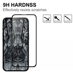 For iPhone 15 Plus HD Clear Dustproof Phone Screen Film Black Edge Full Glue AGC Glass Covering Protector