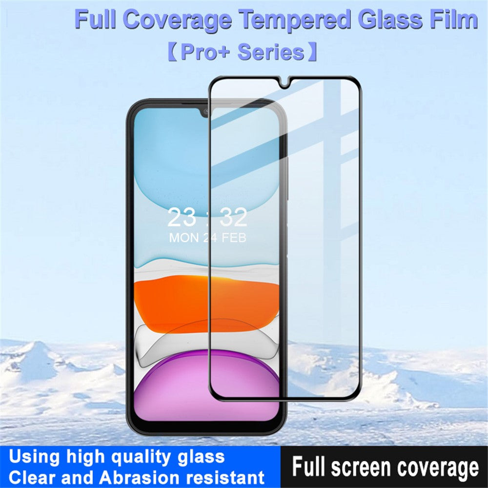 IMAK Pro+-serien til Samsung Galaxy A25 5G (Global) (161,0 x 76,5 x 8,3 mm) skærmbeskyttelse i hærdet glas, eksplosionssikker HD-transparent film