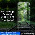 IMAK Pro+ Series for Xiaomi Redmi 12 4G Full Glue Tempered Glass Film HD Clear Phone Full Screen Protector