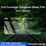 IMAK Pro+ Series for Xiaomi Redmi 12 4G Full Glue Tempered Glass Film HD Clear Phone Full Screen Protector