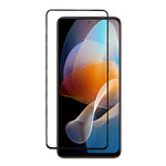 Xiaomi Redmi Note 12R Pro 5G Härdat Glas Film Helt Lim Elektropläterad Silk Print Helskärmsskydd