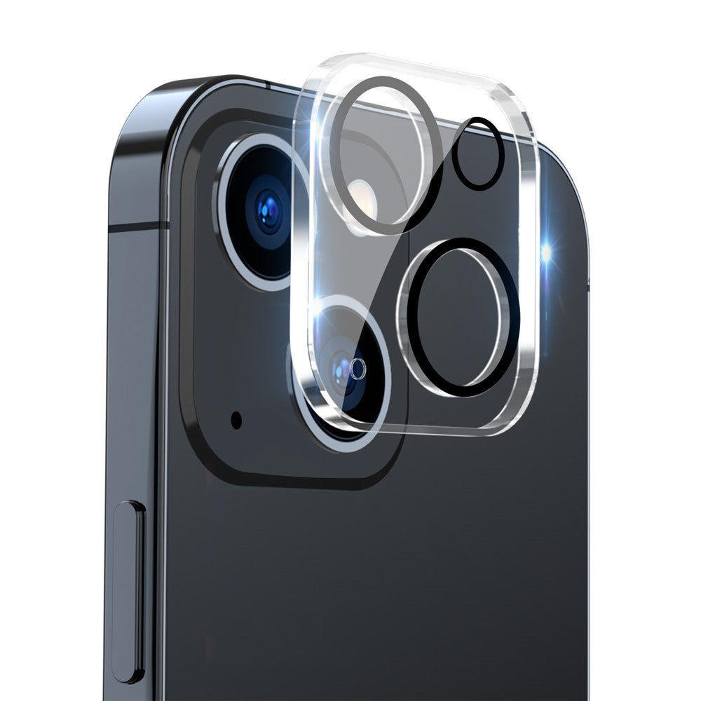 ENKAY HAT PRINCE For iPhone 15 / 15 Plus Camera Lens Protector Tempered Glass High Transparency Lens Film