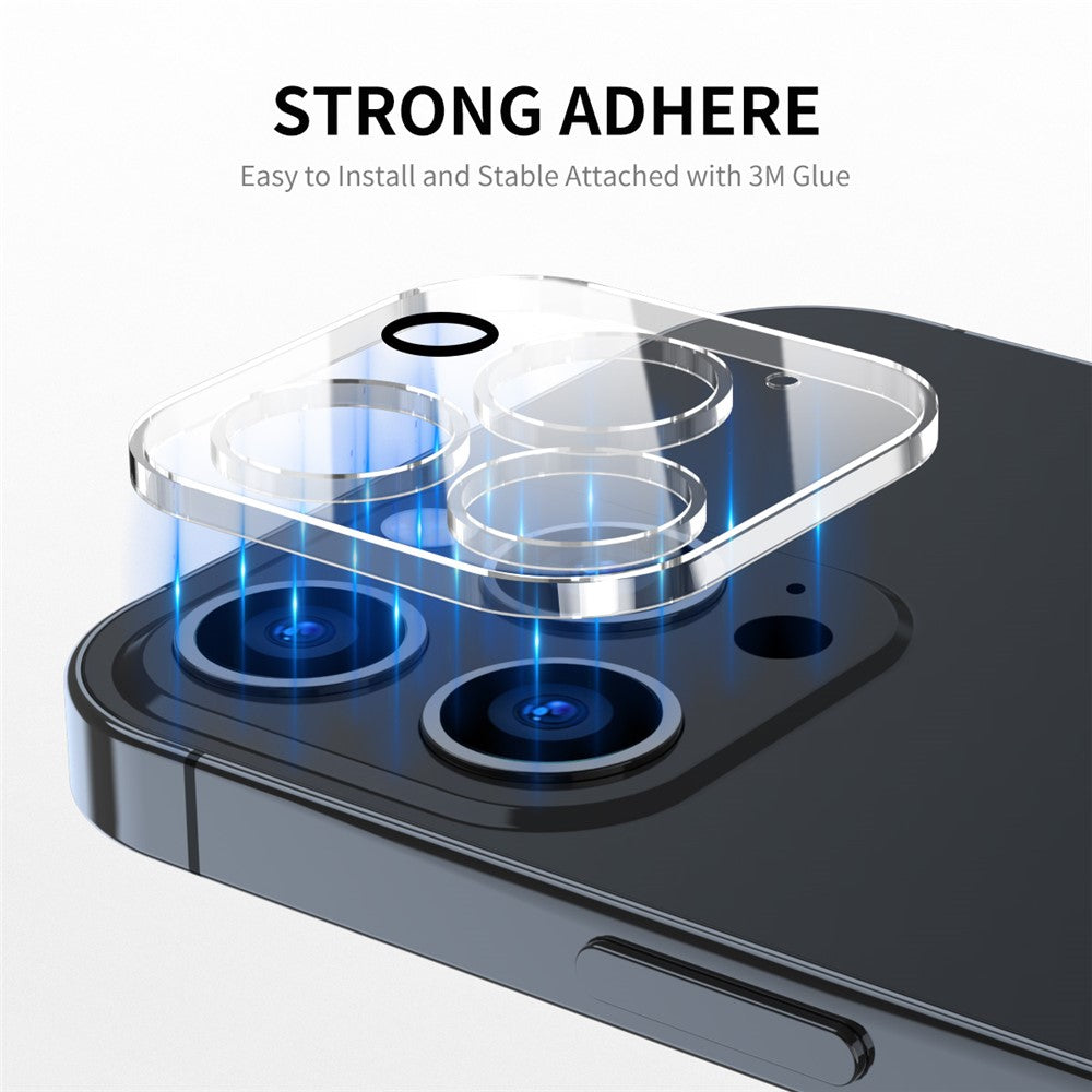 ENKAY HAT PRINCE For iPhone 15 Pro / 15 Pro Max Camera Lens Protector HD Tempered Glass Full Coverage Lens Guard