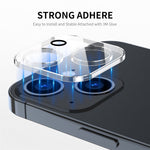ENKAY HAT PRINCE For iPhone 15 / 15 Plus Camera Lens Protector Tempered Glass Scratch-Resistant Camera Cover Film