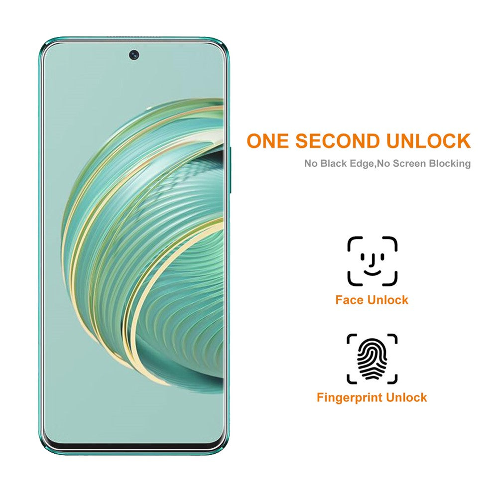 ENKAY HAT PRINCE Helklistrande Skärmskydd för Huawei Nova 10z 4G, 0,26 mm Tjock Aluminium-Silicon Glas 9H 2.5D Film