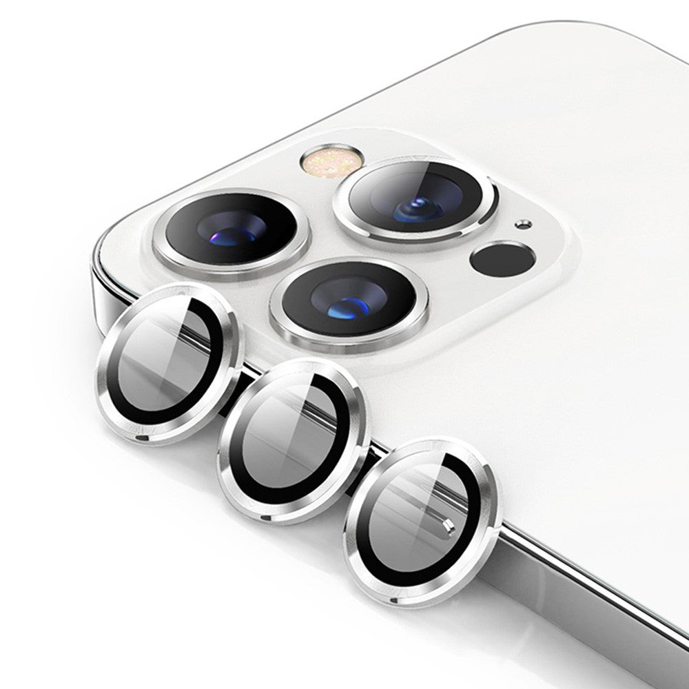 ENKAY HAT PRINCE til iPhone 15 Pro / 15 Pro Max, 1 sæt kameralinsefilm, hærdet glas + ring af aluminiumslegering, linsebeskyttende cover