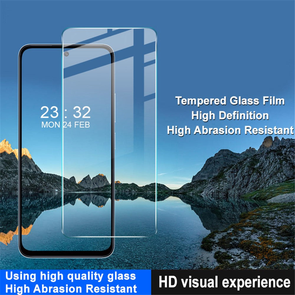 IMAK H Series For Xiaomi Redmi 12 4G Tempered Glass Anti-scratch Film Explosion-proof Phone Screen Protector