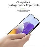Samsung Galaxy A25 5G (Global) (161,0 x 76,5 x 8,3 mm), silketrykt hærdet glas med fuld klæbeflade, fuldskærmsbeskyttelse