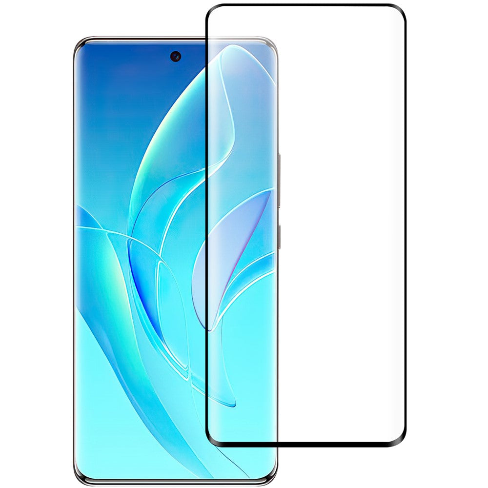 Huawei Enjoy 60 Pro AGC Härdat Glas med Svart Kant Heltäckande Skärmskydd