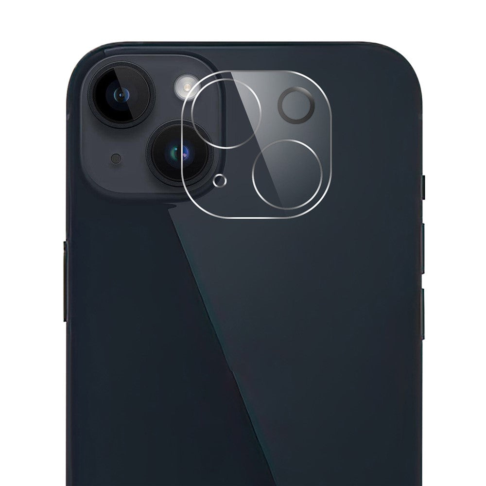Til iPhone 15 / 15 Plus Skærmbeskyttelse til kameralinse i hærdet glas Beskyttelsesfilm til linser i ét stykke