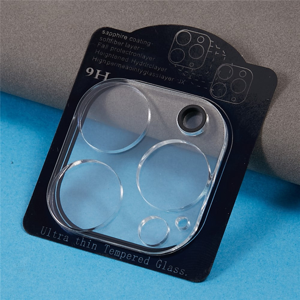 For iPhone 15 Pro / 15 Pro Max Tempered Glass Phone Lens Protector One-piece Lens Anti-scratch Film